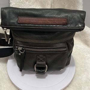 Fossil vintage style, crossbody leather handbag